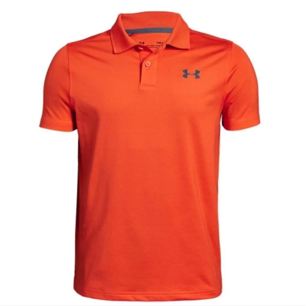 UNDER ARMOUR Boys' Performance Short-Sleeve Golf Polo Shirt